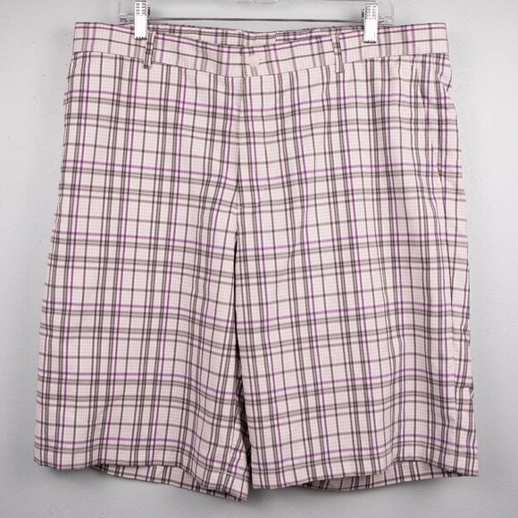 Slazenger plaid golf shorts-38 - Picture 1 of 5